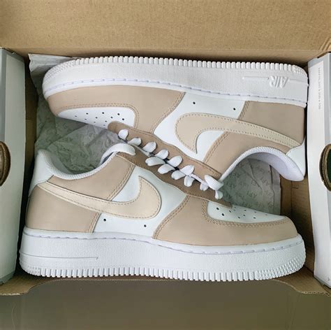 nike air force 1 beige brown|air force 1 flax brown.